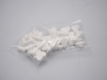 Dextrose Hartjes Wit 20 gram (15 stuks)