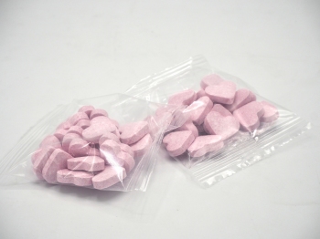 Dextrose Hartjes Roos - 20 gram (15 stuks)