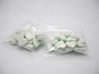 Dextrose Hartjes Groen - 20 gram (15 stuks)